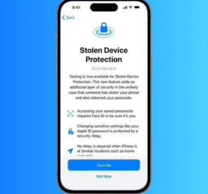 碌曲苹果授权维修店分享被盗设备保护功能开启方法