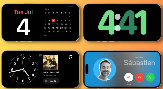 碌曲苹果手机维修分享iOS17横屏充电待机显示有什么好处 