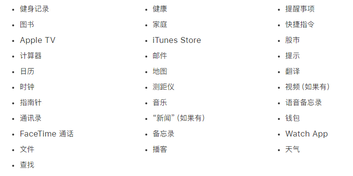 碌曲苹果手机维修分享iPhone 14系列机型可以卸载哪些自带的App? 