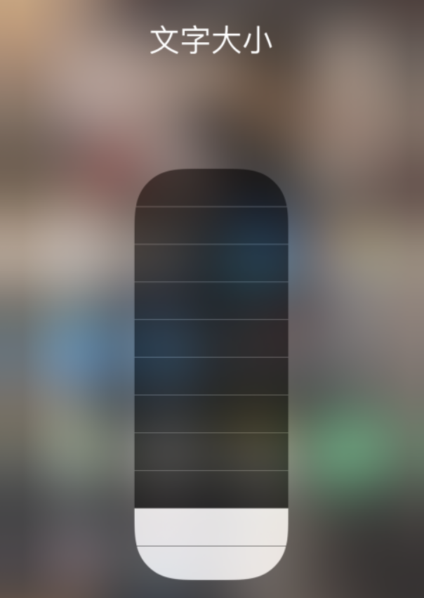 碌曲苹果手机维修分享小技巧：在 iPhone 控制中心快速调节字体大小 